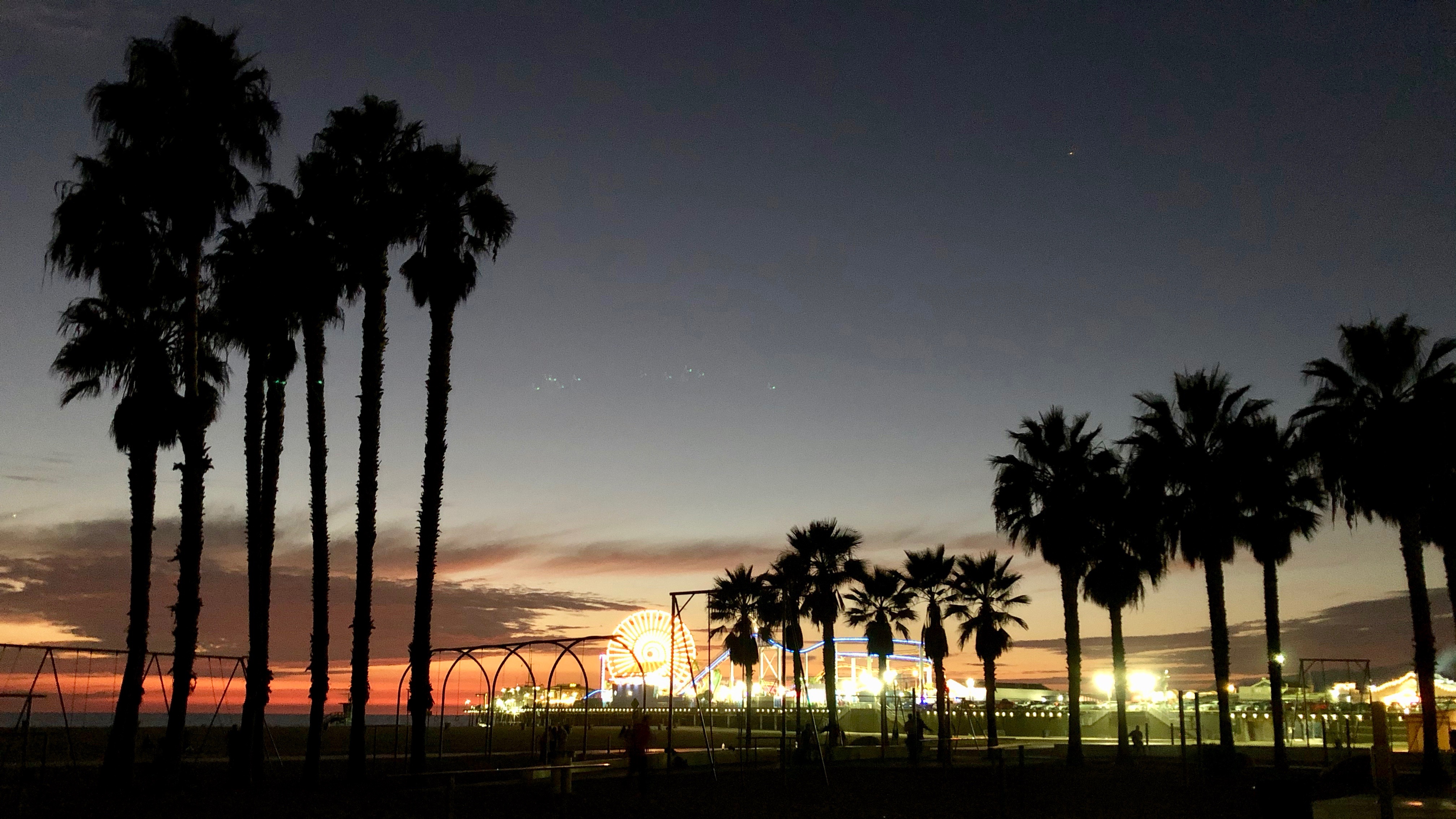 SANTA MONICA PIER FR. VENICE BEACH
